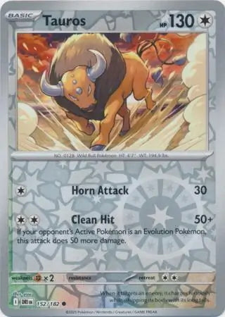 Destined Rivals Tauros #152/182 reverse holo